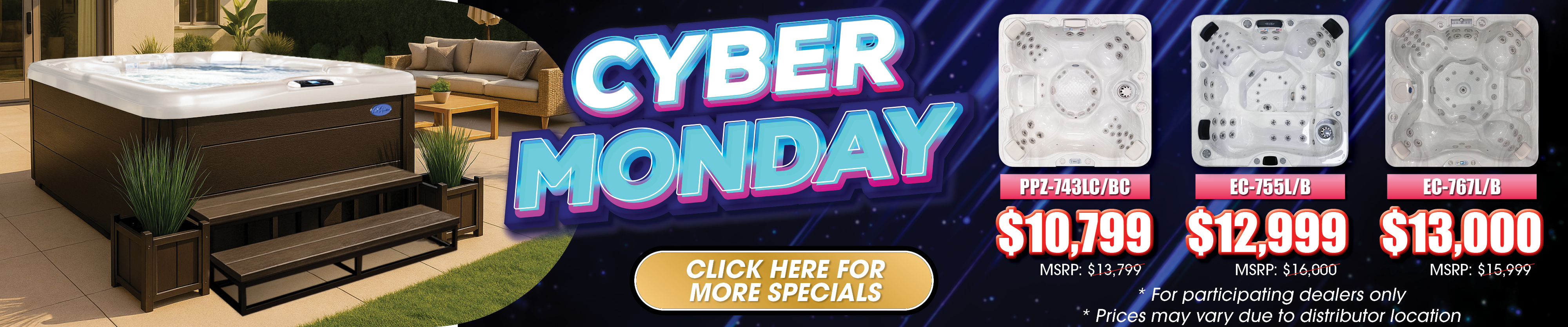 Calspas hot tub being used in a family setting - Bowling Green