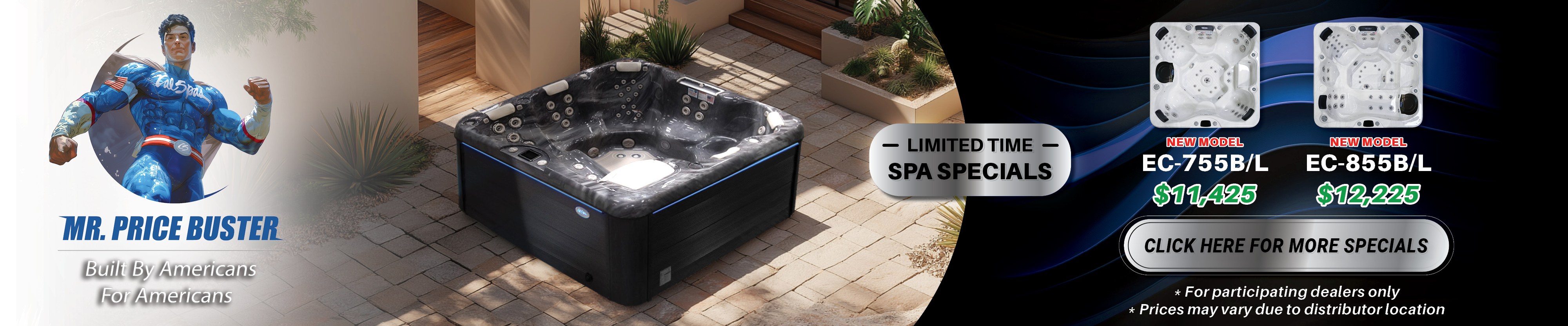 Calspas hot tub being used in a family setting - Bowling Green